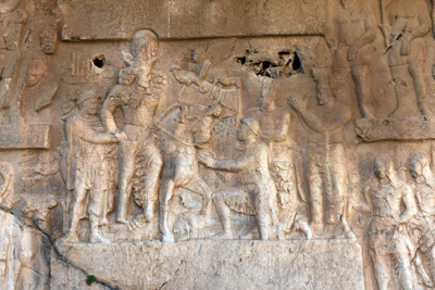 سنگ نگاره شماره دو شاپور یکم 
